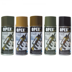 Peinture Spray OPEX 5 Coloris
