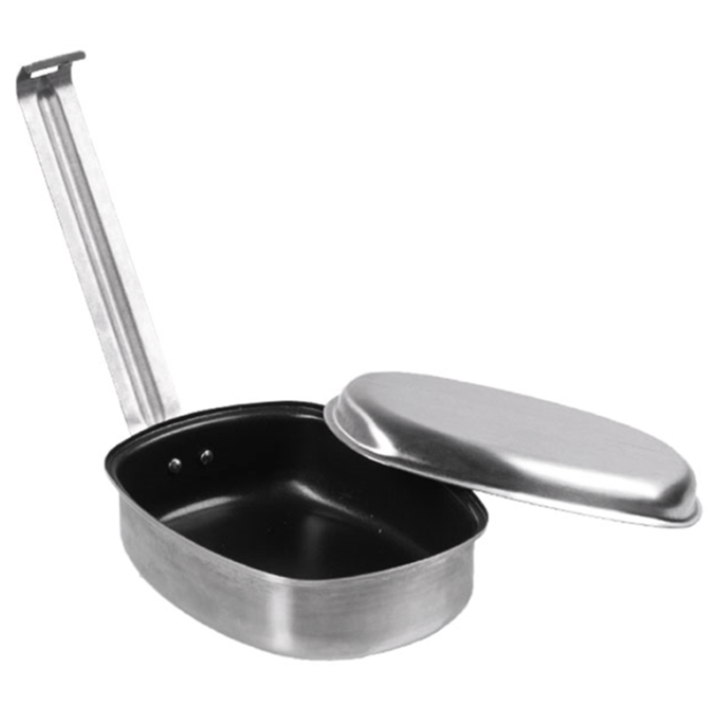 Gamelle armée française acier inoxydable ouverte