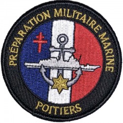 Ecusson Préparation Militaire Marine Poitiers