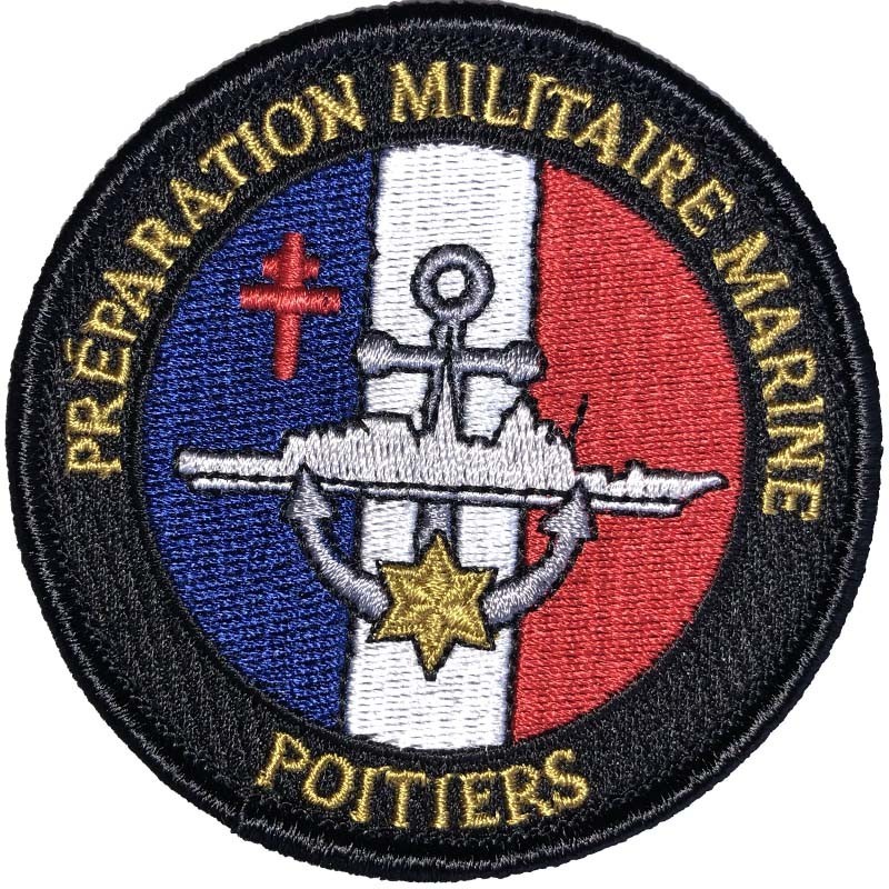 Ecusson Préparation Militaire Marine Poitiers