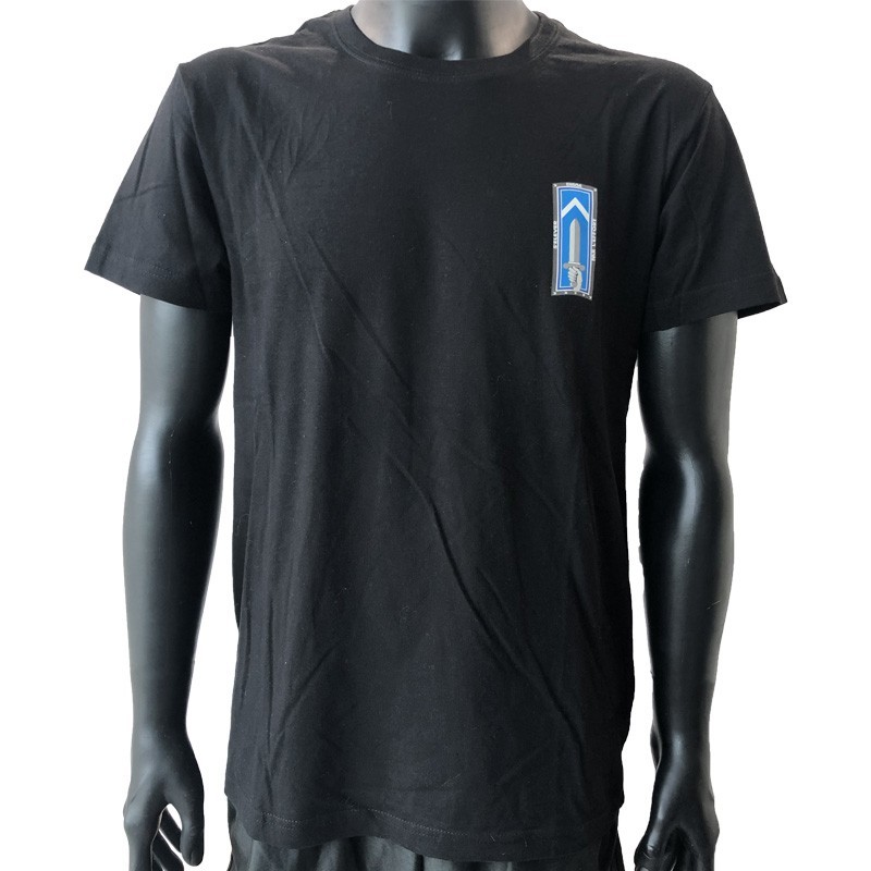 T-Shirt de Sport noir  logo ENSOA bleu