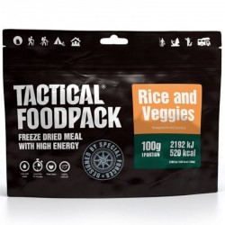 ration de survie riz aux légumes de la marque tactical foodpack