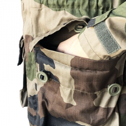 Veste de Combat T4 S2 Été Neuve Camouflage CE Zoom sur Poche Latérale
