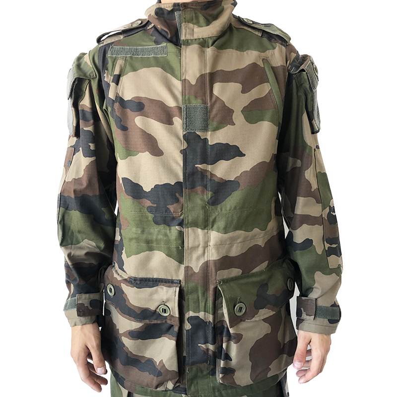 Veste de Combat T4 S2 Été Neuve Camouflage CE de Face avec Différentes Poches