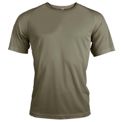 T-Shirt Respirant Kaki Seul