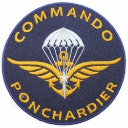 Écusson brodé Commando Marine Ponchardier