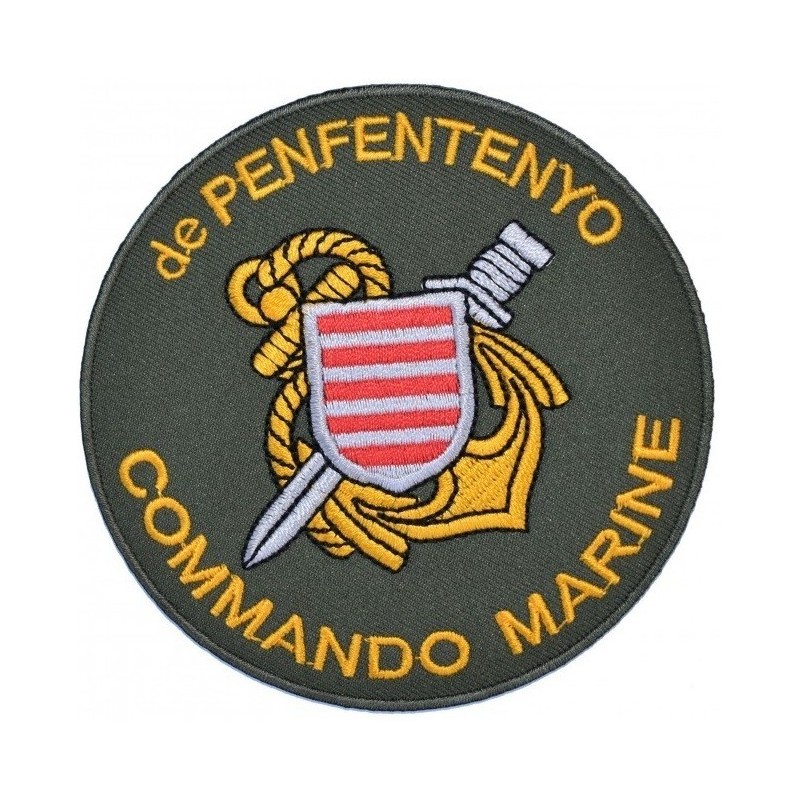 Écusson rond brodé Commando-Marine de Penfentenyo