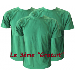 Lot(x3) T-Shirt Respirant Vert
