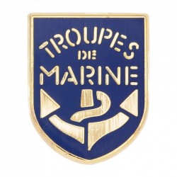 Insigne troupe de marine à accrocher sur un sac, un vêtement