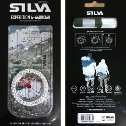 Boussole Silva Compass 5 6400-360 degrés et millièmes