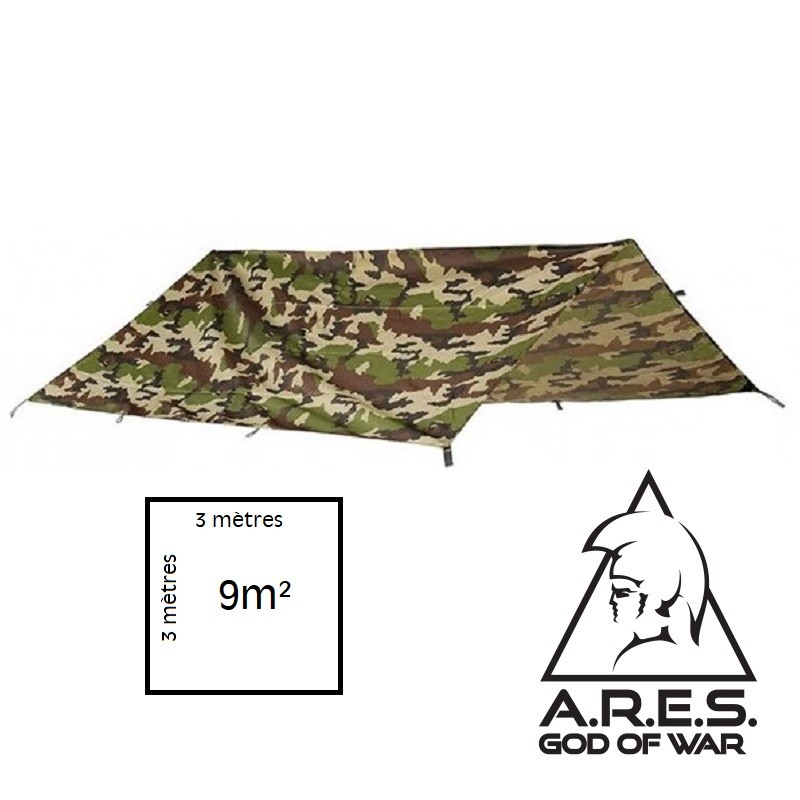Bâche Ares 3x3 Camouflage