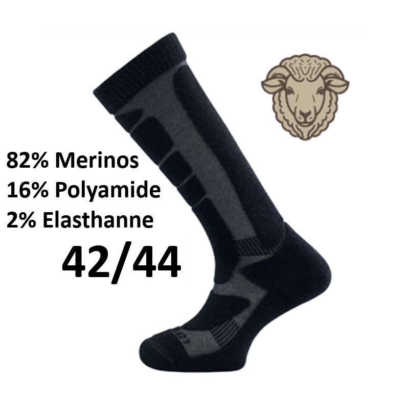Chaussettes "Climat froid" Armée Française 82% laine Mérinos