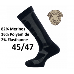 Chaussettes "Climat froid" Armée Française 82% laine Mérinos