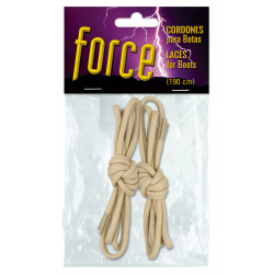 Paire de lacets 190cm coloris Coyote