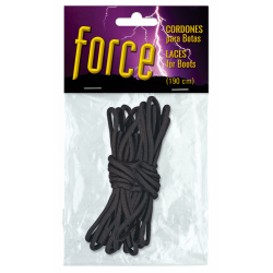 Paire de lacets 190cm coloris Noir