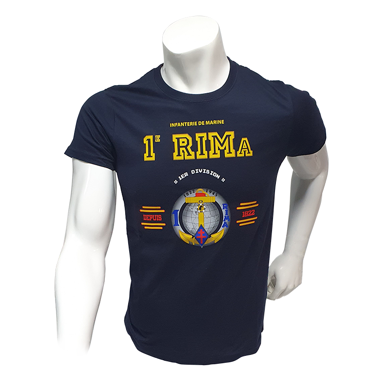 Tee shirt 1er Régiment d'Infanterie de Marine RIMa d'Angoulême