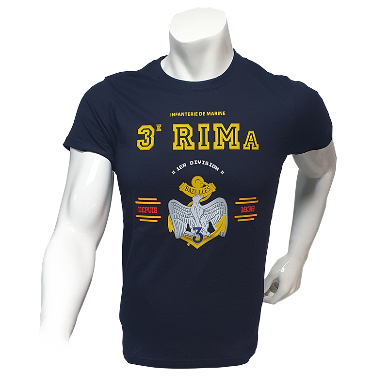Tee shirt tradition du 3ème Régiment d'Infanterie de Marine RIMa de Vannes (56)