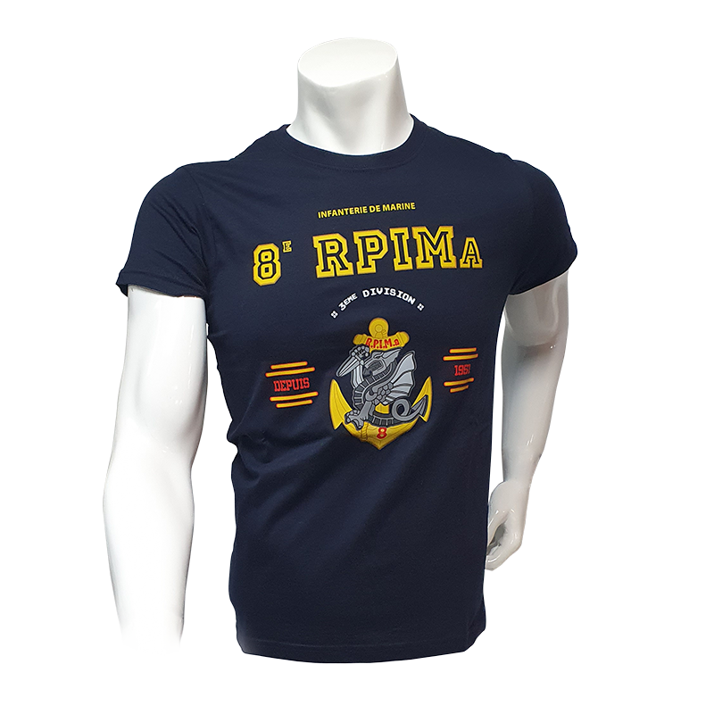 Tee shirt tradition du 8ème Régiment Parachutiste d'Infanterie de Marine RPIMa de Castres (81)