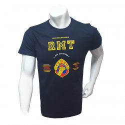 Tee Shirt Tradition du Régiment de Marche du Tchad  (RMT) des Troupes de Marine