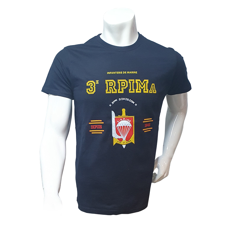 Tee Shirt Tradition du 3ème Régiment Parachutiste d'Infanterie de Marine (RPIMa)