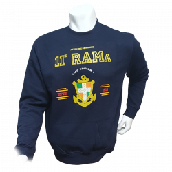 Sweat shirt tradition du 11ème Régiment d'Artillerie de Marine RAMa de Rennes (35)