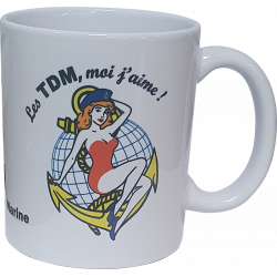Mug Troupes de Marine TDM sélectionné dans la collection Xtrêm limit "Moi j'aime"