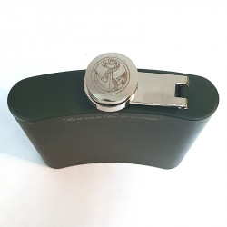 Flasque à spiritueux Troupes de Marine TDM d'une contenance de 240ml