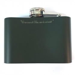 Flasque à spiritueux Troupes de Marine TDM d'une contenance de 120ml