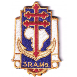 Ecusson du Régiment d'Artillerie de Marine - 3ème RAMa de Canjuers (83)