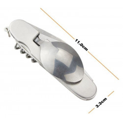 Couverts de camping multifonctions en métal Inox - Xtrêm Limit