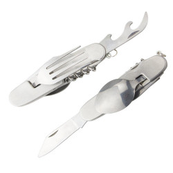 Couverts de camping multifonctions en métal Inox - Xtrêm Limit