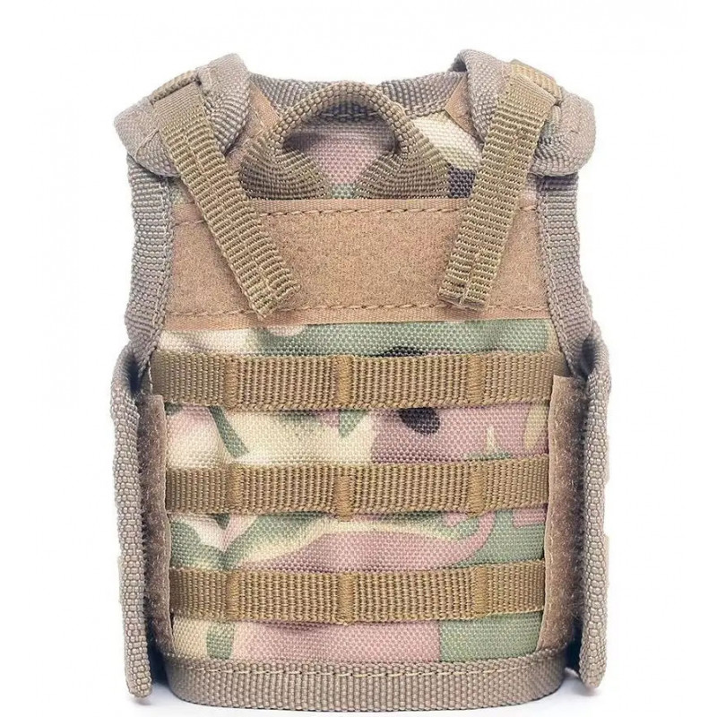 Porte boisson mini gilet tactique camouflage Multi-Cam - Xtrem Limit