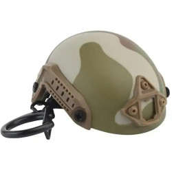 Porte-clés ouvre-bière en forme de Casque militaire OPS Core camouflage