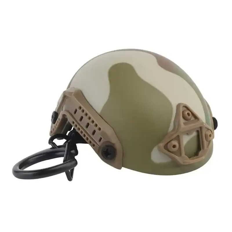 Porte-clés ouvre-bière en forme de Casque militaire OPS Core camouflage
