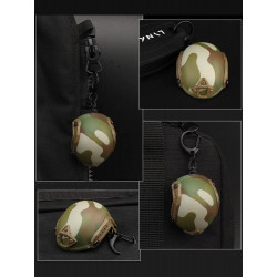 Porte-clés ouvre-bière en forme de Casque militaire OPS Core camouflage