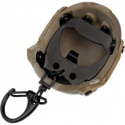 Porte-clés ouvre-bière en forme de Casque militaire OPS Core camouflage