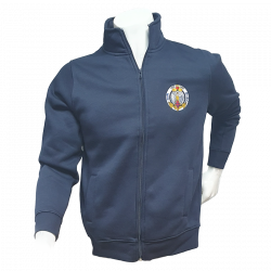 Sweat Gilet "Full Zip" du 1er Régiment d'Infanterie de Marine d'Angoulême (16) - 1° RIMa brodée