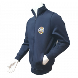 Sweat Gilet "Full Zip" du 1er Régiment d'Infanterie de Marine d'Angoulême (16) - 1° RIMa brodée