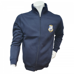 Sweat Gilet "Full Zip" du 2ème Régiment d'Infanterie de Marine du Mans (72) - 2° RIMa brodée