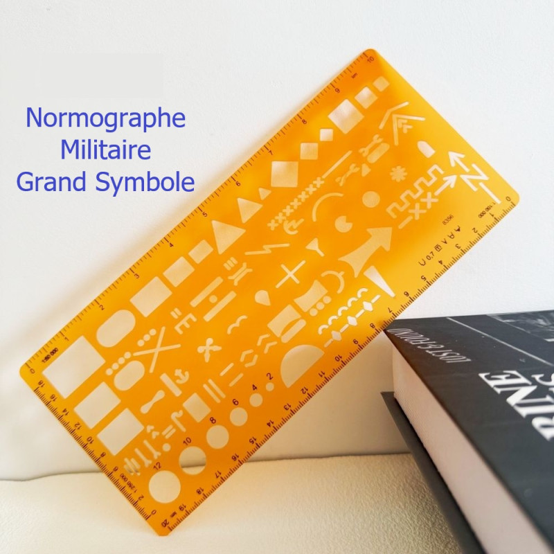 Normographe militaire Armée Française au standard OTAN - Grand Symbole