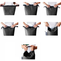 Sac 100% étanche en toile cirée épaisse