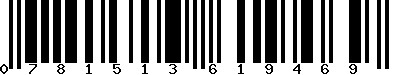 EAN-13 : 0781513619469