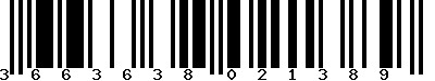 EAN-13 : 3663638021389