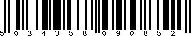 EAN-13 : 5034358090852
